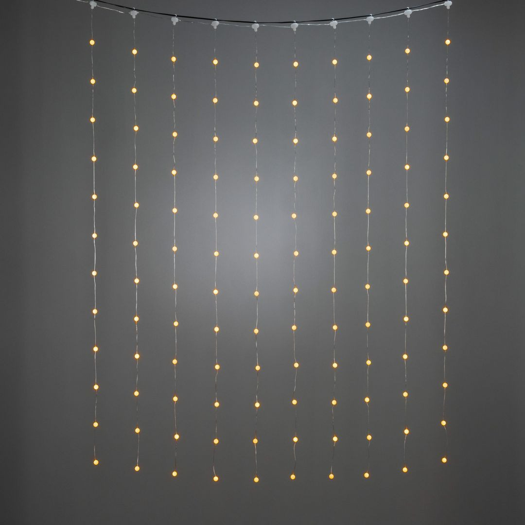 BildeLjusslinga gardin Kula LED usb 135x180cm