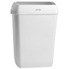 Papperskorg KATRIN 50L med lock vit