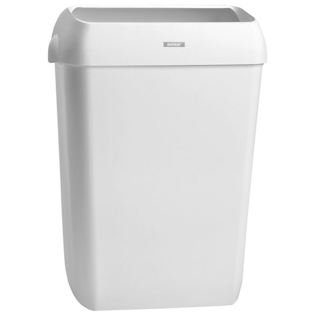 BildePapperskorg KATRIN 50L med lock vit