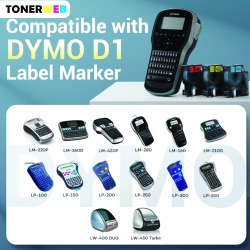 BildeBrother Tape, erstatter 3 x Brother P-Touch Tape Sort P...