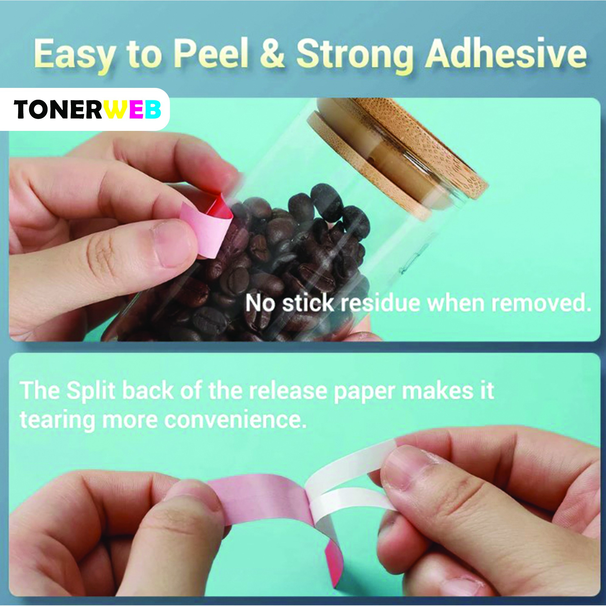 Brother Tape, erstatter 3 x Brother P-Touch Tape Sort På Hvit 9mm (8m) TZe-221