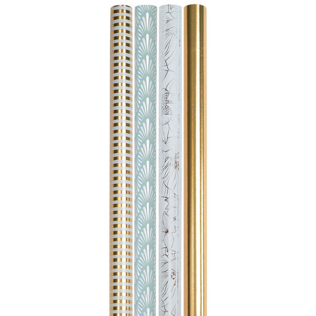 BildePresentpapper 70cmx2m metallic mix