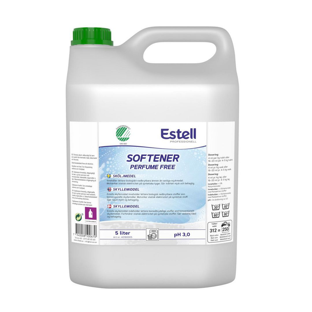 BildeSköljmedel ESTELL oparfymerad 5L