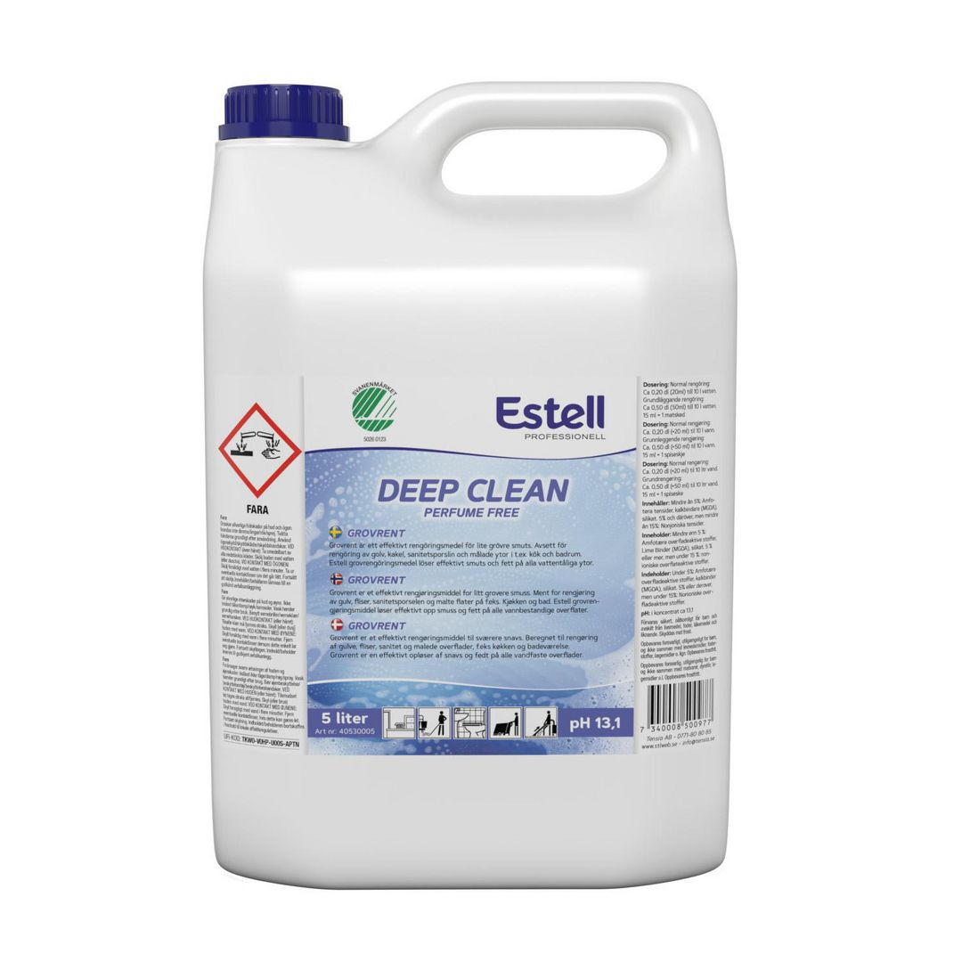 BildeGrovrent ESTELL Deep Clean oparfy 5L