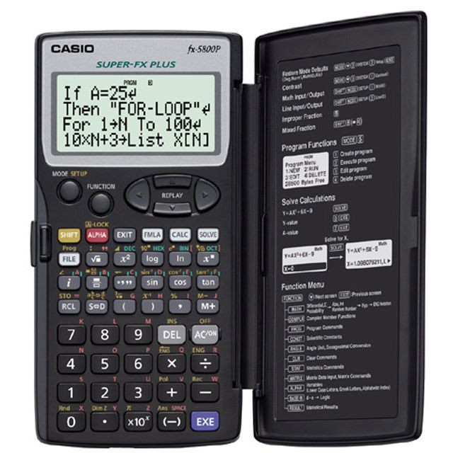 BildeTeknisk räknare CASIO FX-5800P