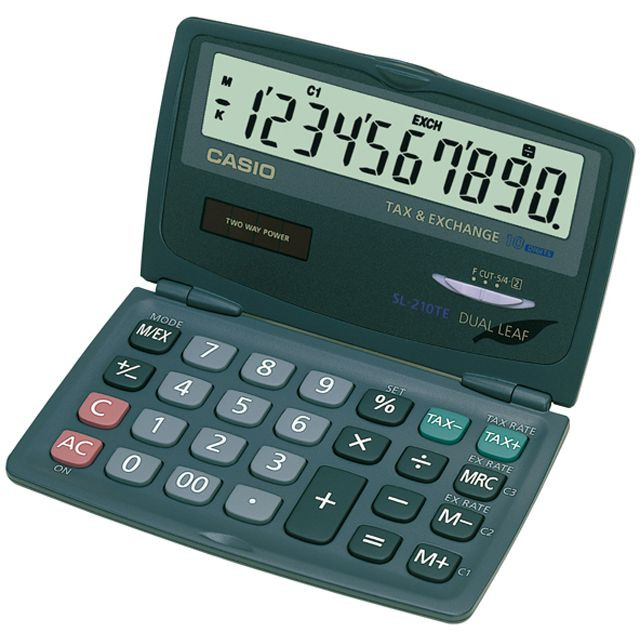 BildeMiniräknare CASIO SL-210TE