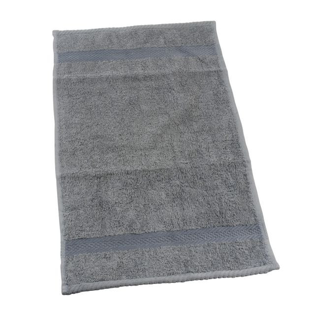 BildeFrottéhandduk 30x50cm grå