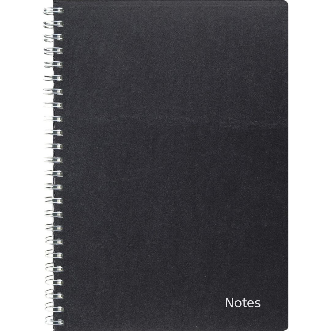 BildeAnteckningsbok BURDE A5 kart svart-6125