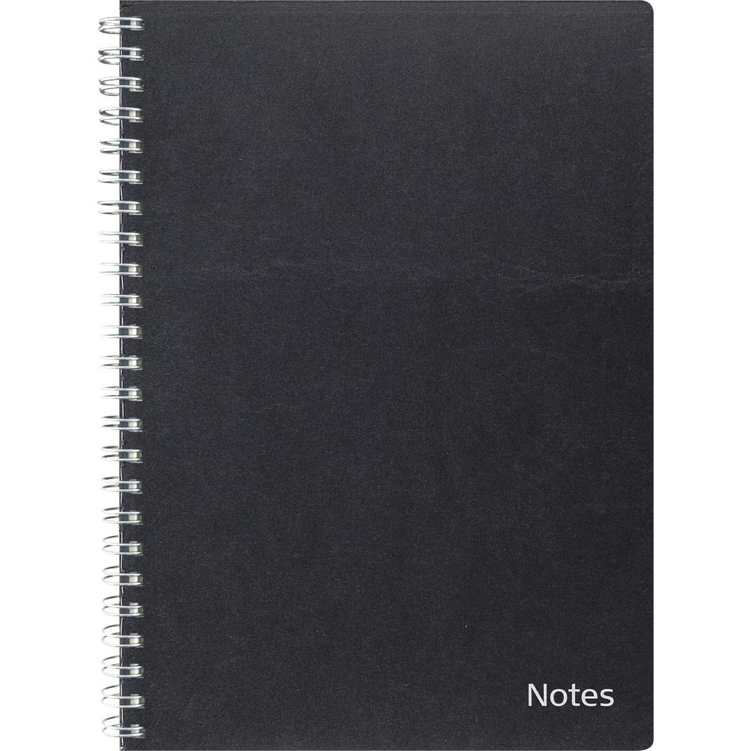 BildeAnteckningsbok BURDE A6 kart svart-6126