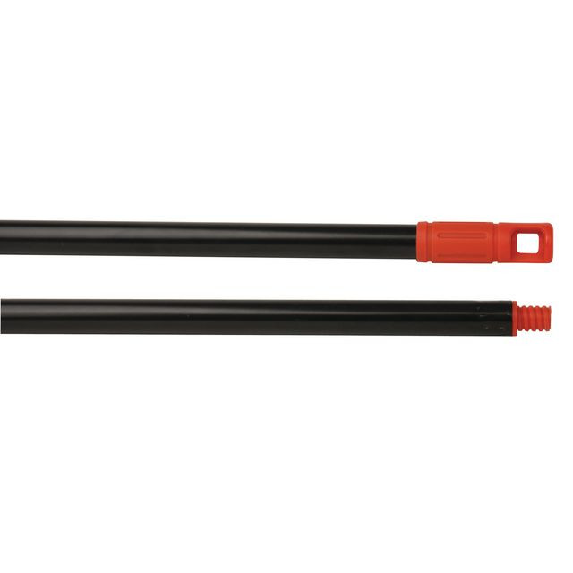 BildeSkaft MAX kantborste 140cm silver/röd