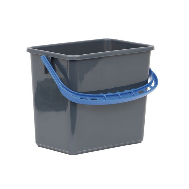 Bilde6L Hink Grå, Blått handtag