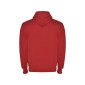 Hoodie zip ROLY Montblanc uni röd M