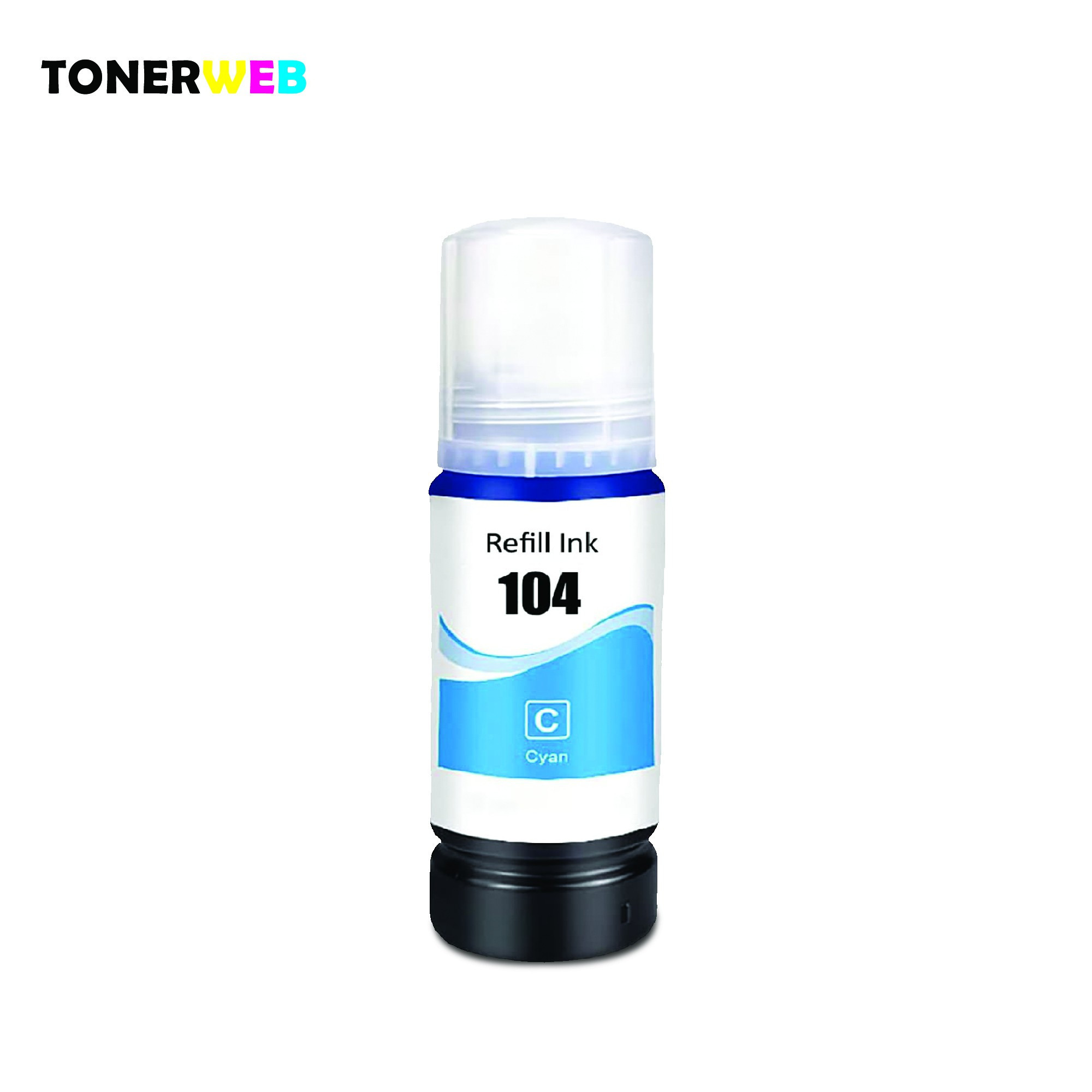 Epson 104 cyan blekk 70ml - Erstatter C13T00P240