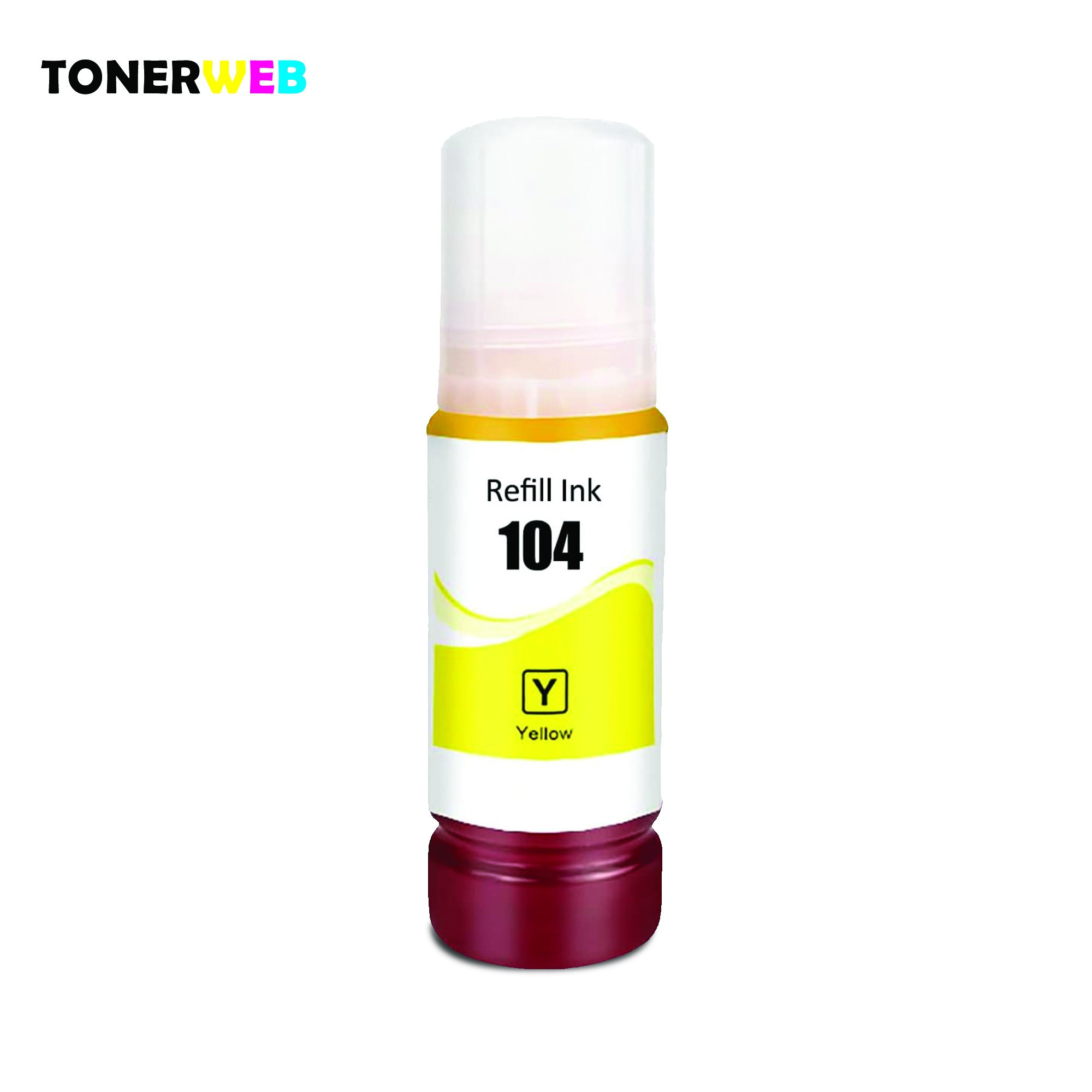 Epson 104 Gul blekk (70ml) - Erstatter C13T00P440