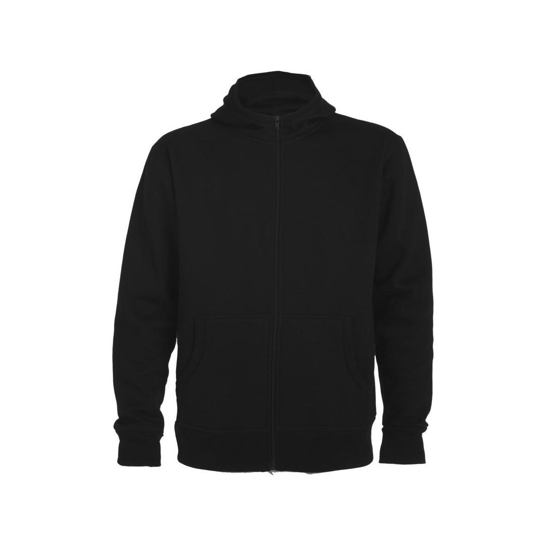 BildeHoodie zip ROLY Montblanc uni svart XL