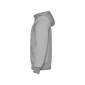 Hoodie zip ROLY Montblanc uni gråmel S
