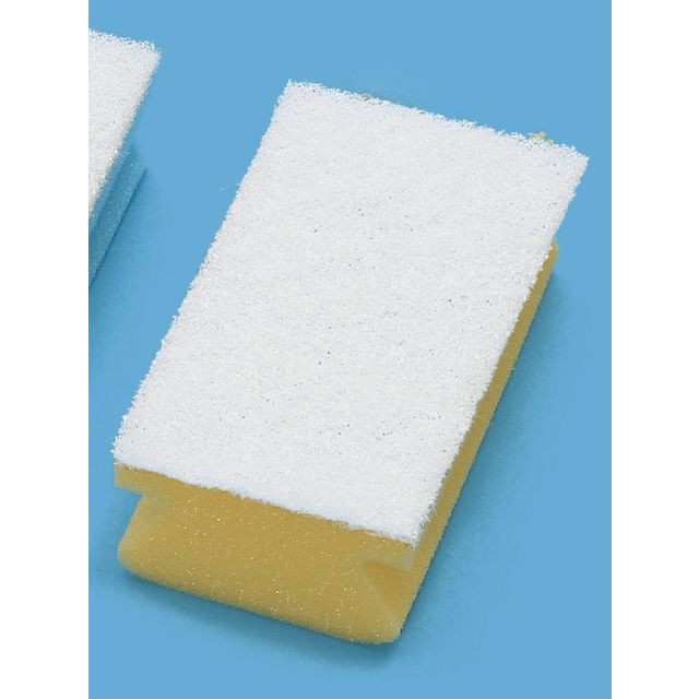 BildeRengöringssvamp TASKI vit 7,5x13cm 10/fp