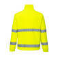 Fleecetröja Hi-vis PW F250 gul XS