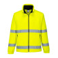 Fleecetröja Hi-vis PW F250 gul 3XL