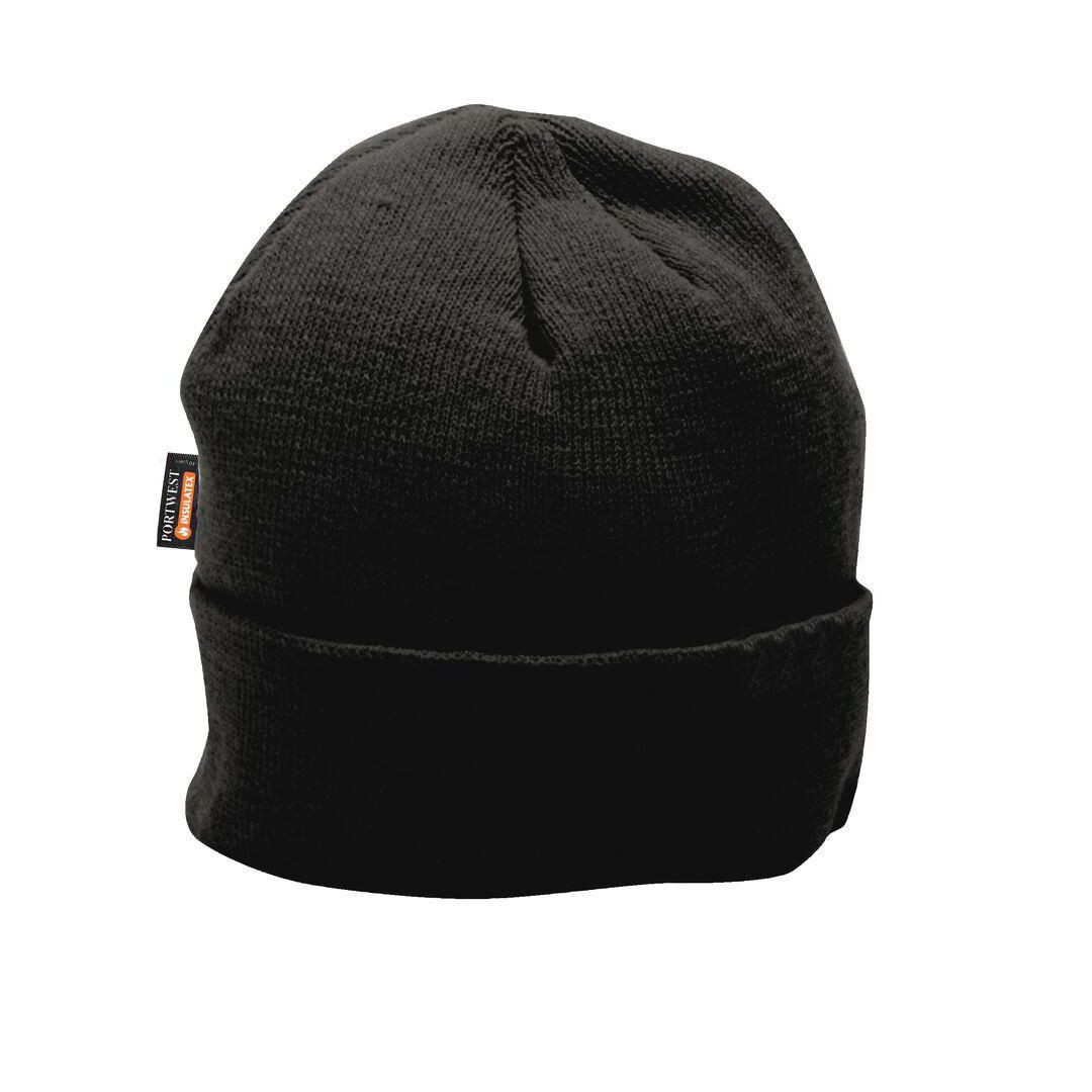 BildeMössa stickad PW B013 svart ONE SIZE