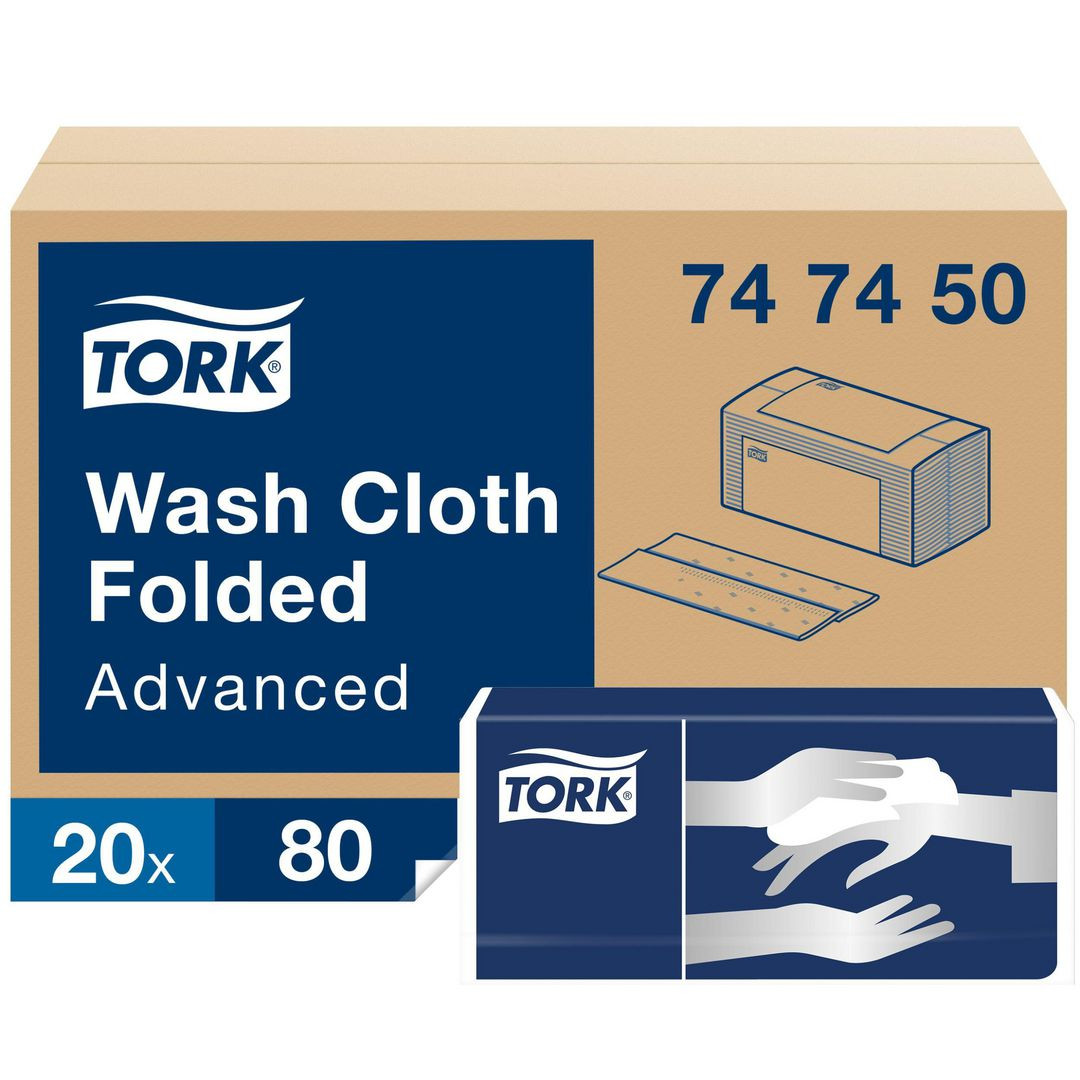 BildeTvättlapp TORK Adv 6-lag vit 1600/fp