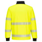 Sweatshirt PW3 Hi-Vis 1/4 Zip gul L