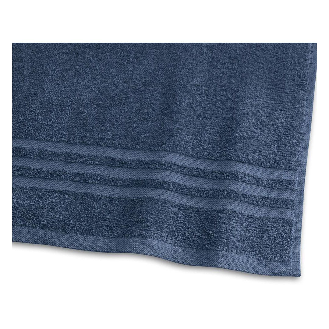 BildeFrottéhandduk 65x130cm blå