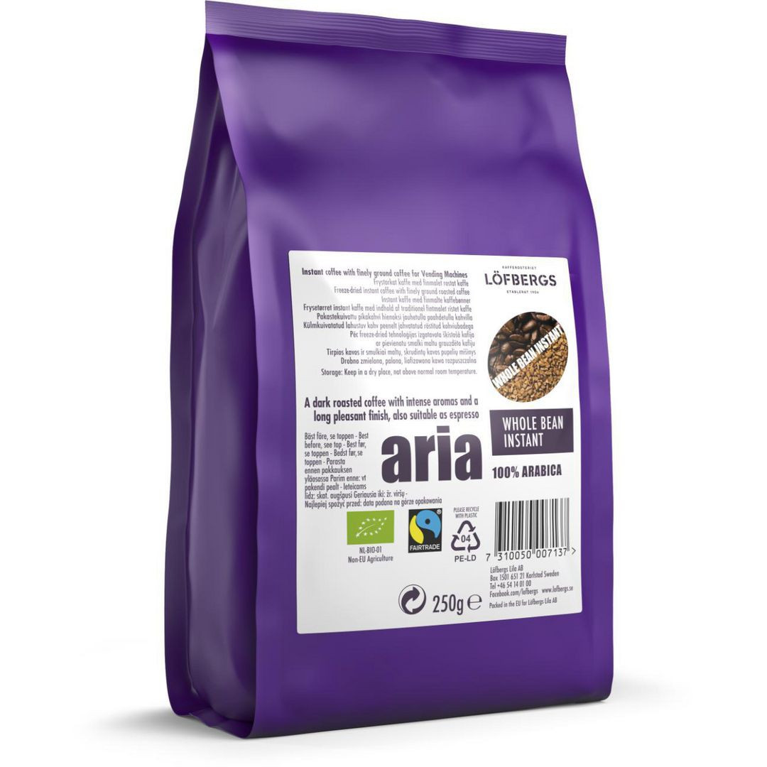 BildeKaffe LÖFBERGS Snabbkaffe Prof.Aria 250g