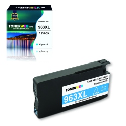 BildeHP 963XL C (cyan) blekkpatron 23 ml - kompatibel