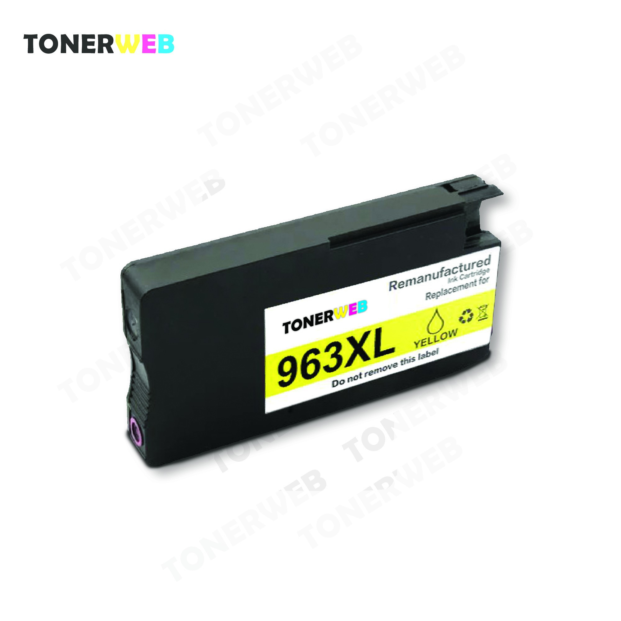 Blekkpatron, erstatter HP Gul 963XL (1600 sider) (22 ml)