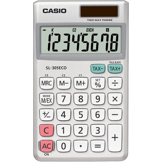 BildeMiniräknare CASIO SL-305ECO