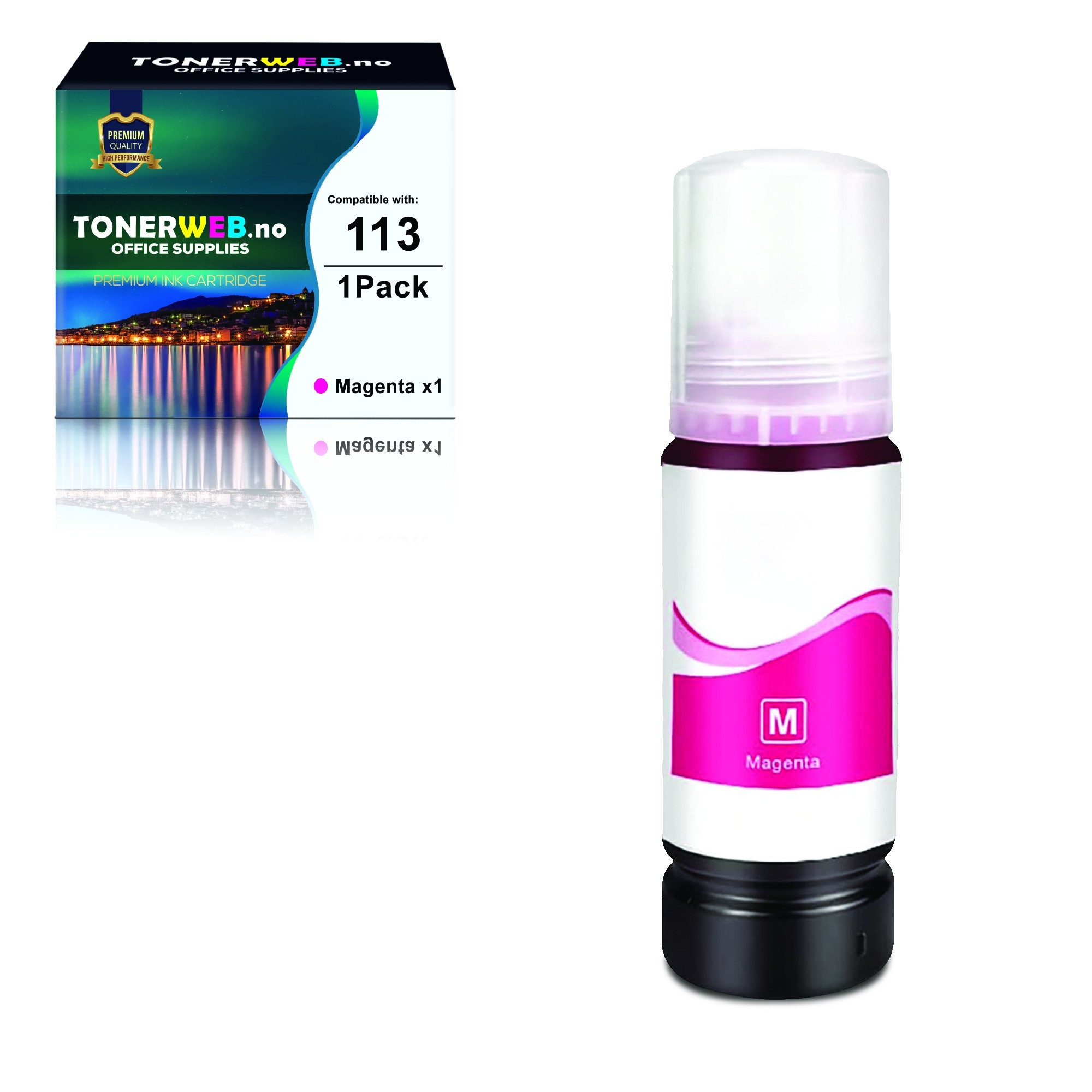 BildeEpson Blekkpatron 113 Magenta (70ml) - Erstatter C13T06B340