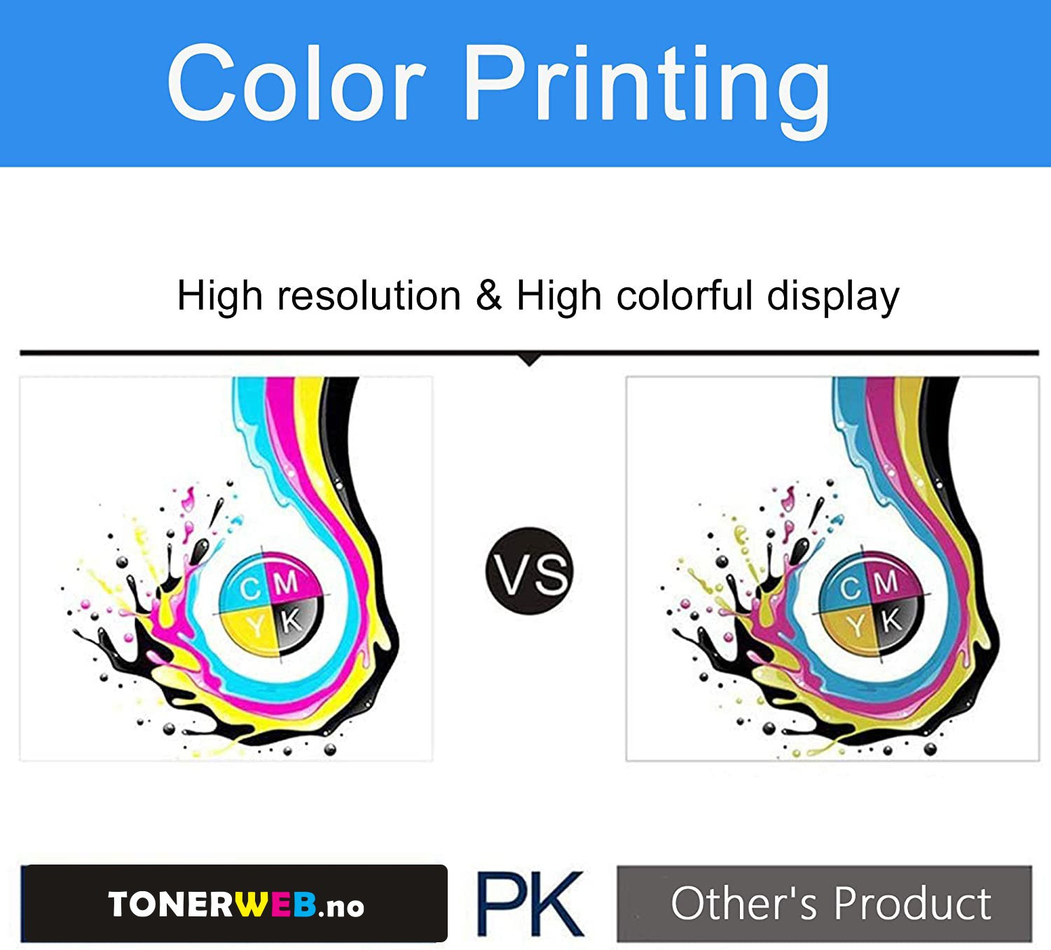 Tonerkassett, erstatter HP/Canon Toner Sort 530A/ 718(3.500 sider)