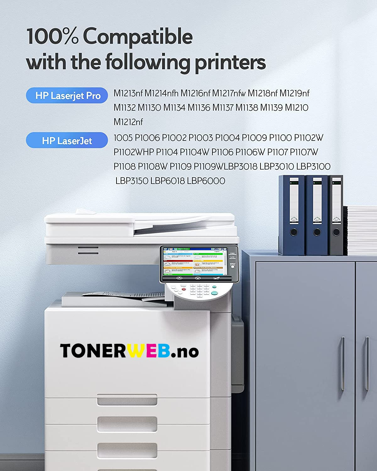 Tonerkassett, erstatter HP/Canon Toner Sort 530A/ 718(3.500 sider)