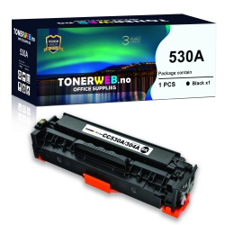 BildeHP 530A / Canon 718 BK (svart) toner 3500 sider - kompa...
