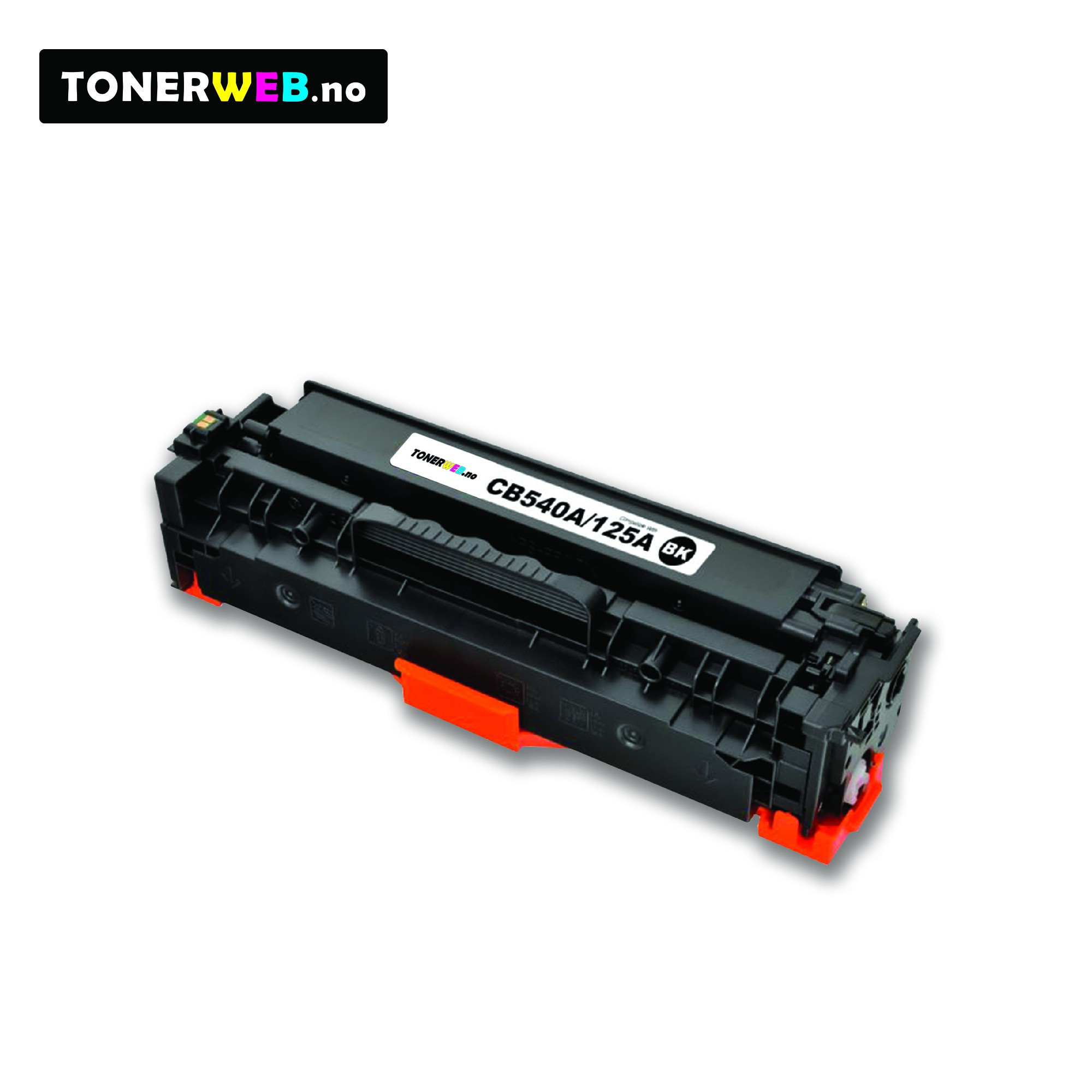 HP 125A BK (svart) toner 2200 sider - kompatibel