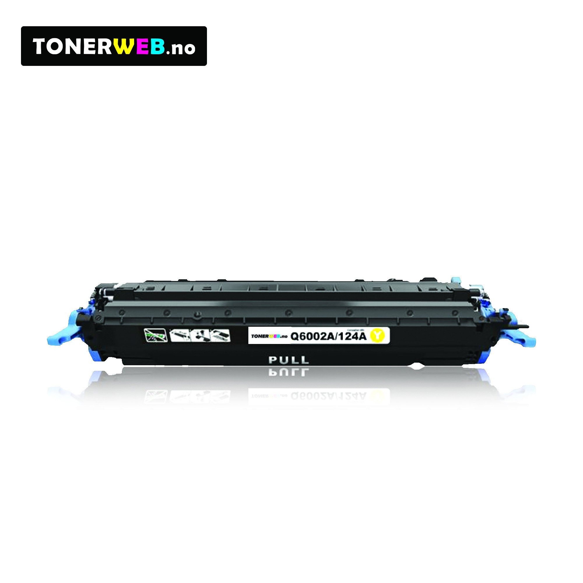 HP 124A Y (gul) toner 2000 sider - kompatibel