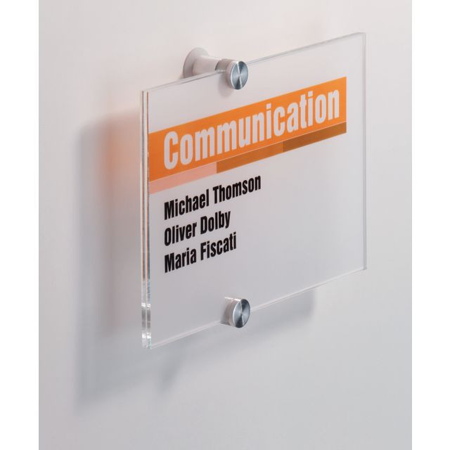 BildeDörrskylt DURABLE Crystal Sign 148x210mm