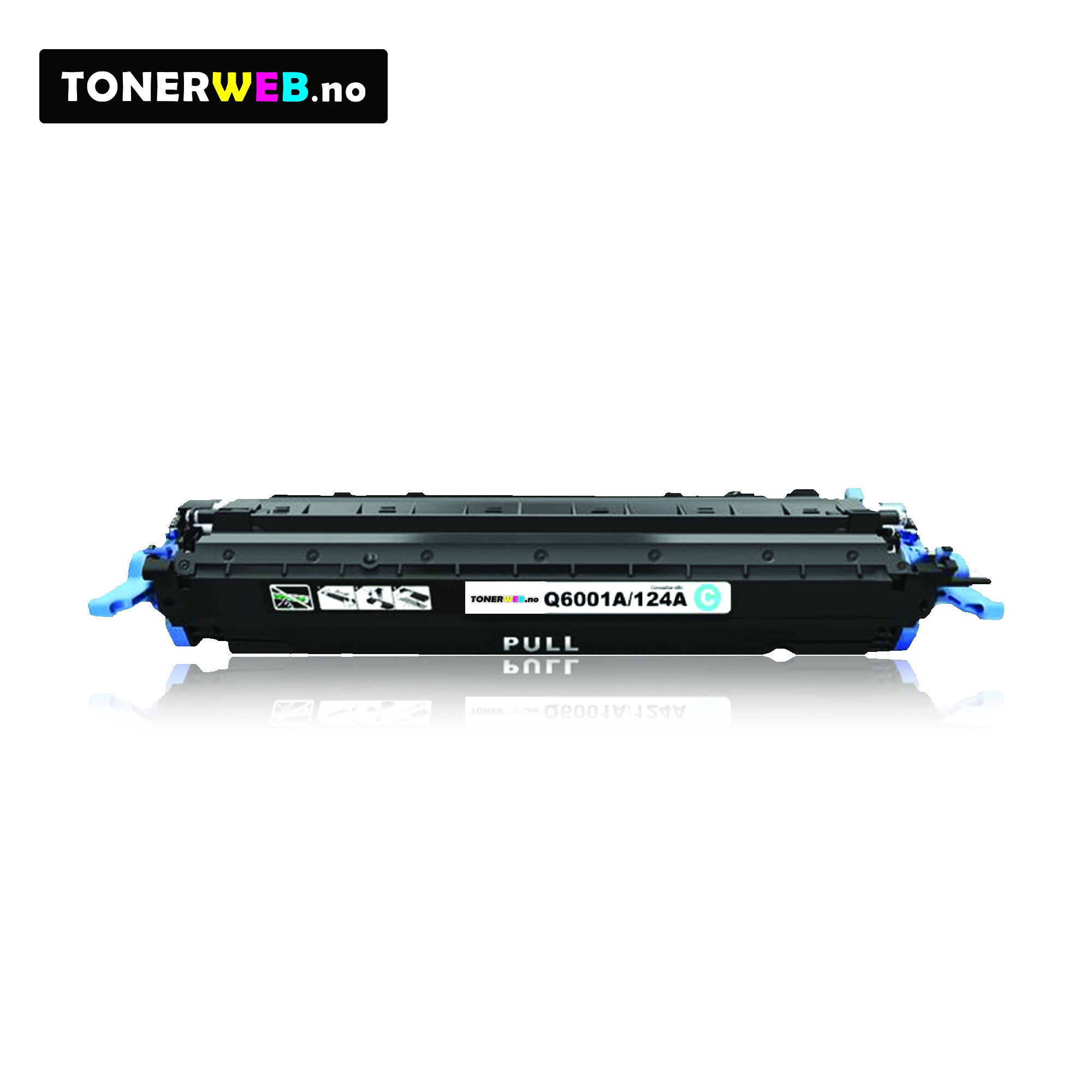 HP 124A C (cyan) toner 2000 sider - kompatibel