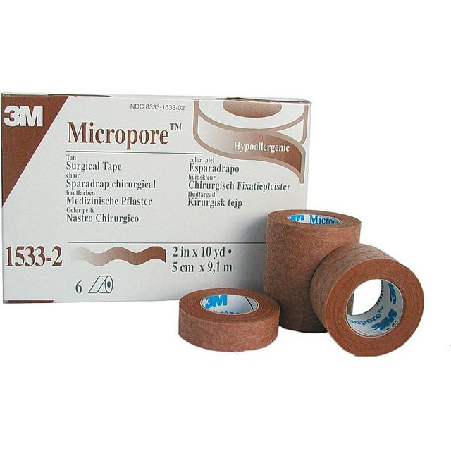 BildeMicropore Beige 5,0cm x 9,1m 6/fp