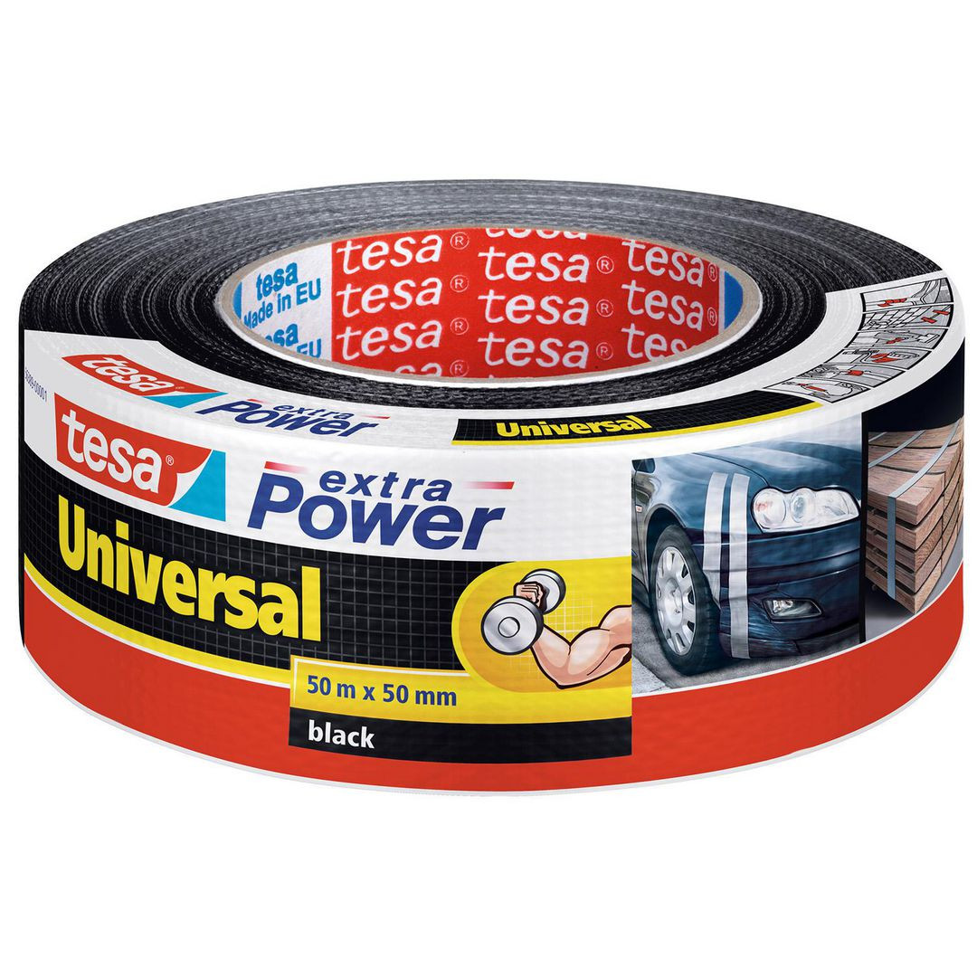 BildeVävtejp TESA Extra Power 50mmx50m silver