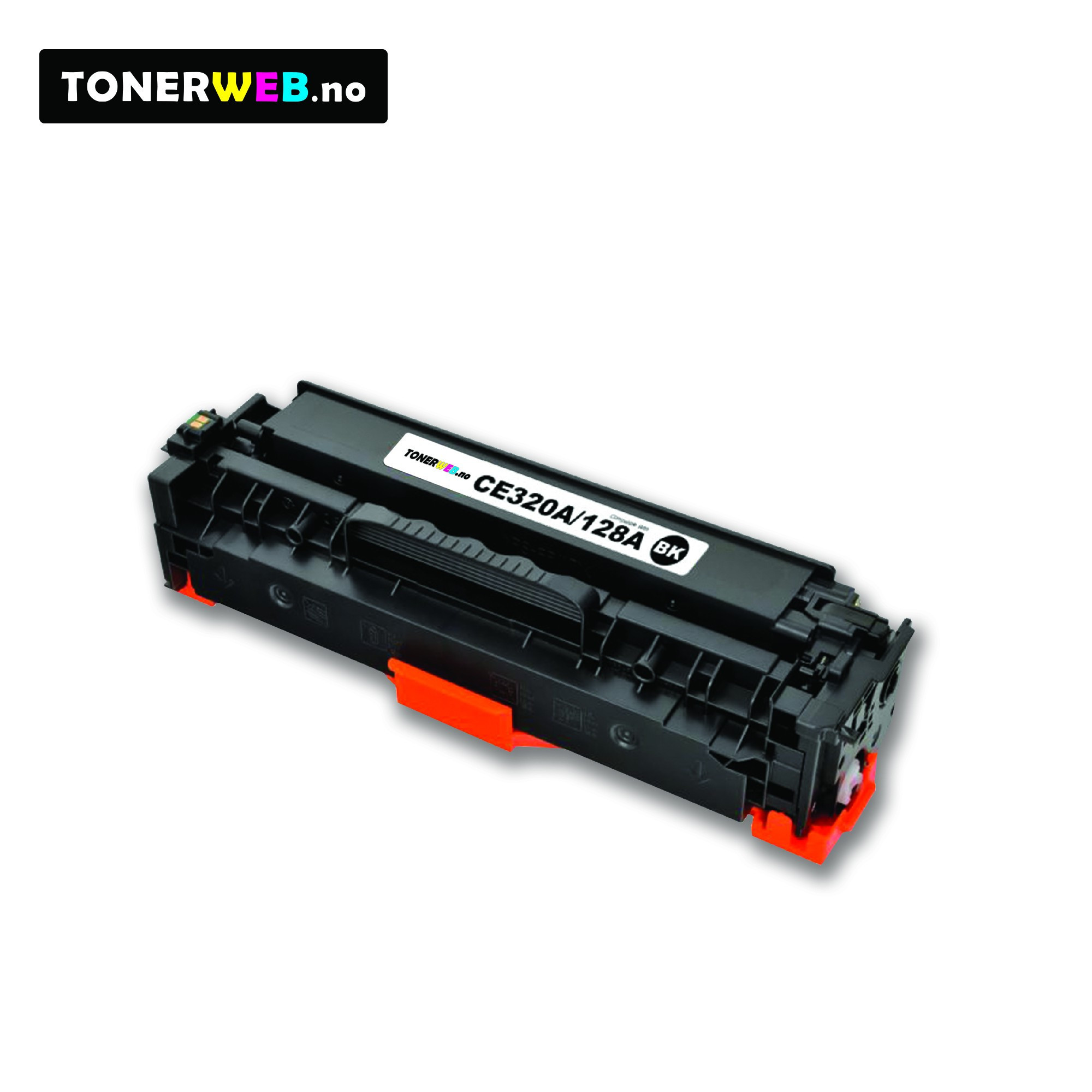 HP 128A BK (svart) toner 2000 sider - kompatibel