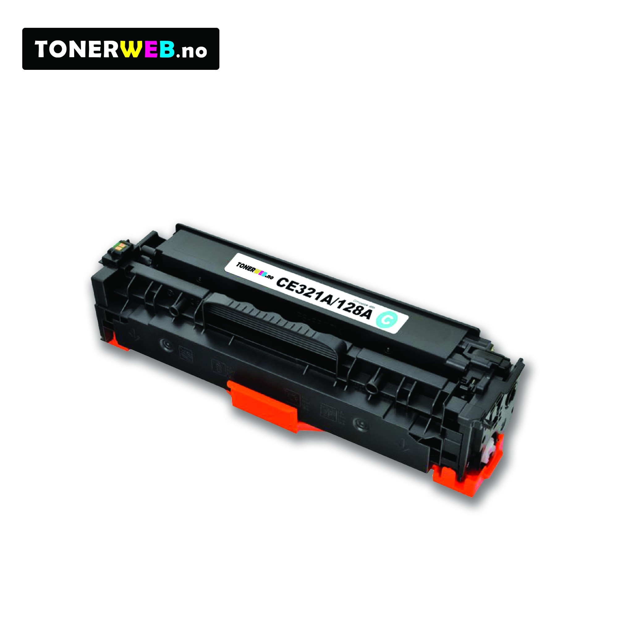 HP 128A C (cyan) toner 1300 sider - kompatibel