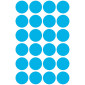 Färgkodningsprick AVERY Ø18mm blå 96/fp