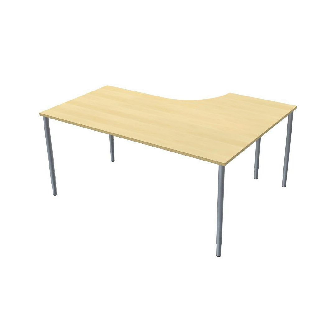 BildeBord vänster 160x120cm björklaminat/grå