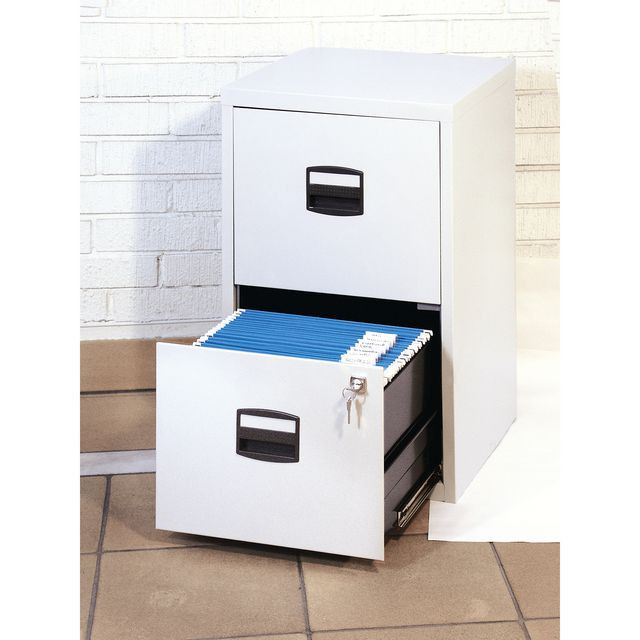 BildeHängmappsskåp 2 lådor 67,2x41,3x40cm grå