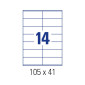 Etikett LYRECO 105x42,3mm 1400/fp