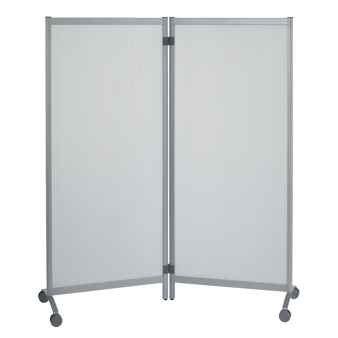 BildeSkärmvägg PAPERFLOW på hjul matt plast
