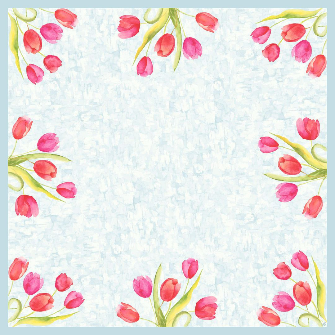 BildeSnibbduk DUNICEL Tulips 84X84cm 20/fp
