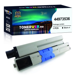 BildeOKI C301 / C321 BK (svart) toner 2200 sider - kompatibel